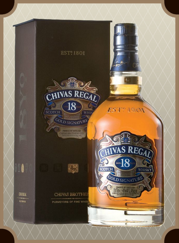 Шотландский купажированный виски Chivas Regal 18 y.o