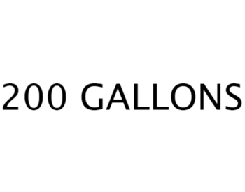 200 Gallons (200 )