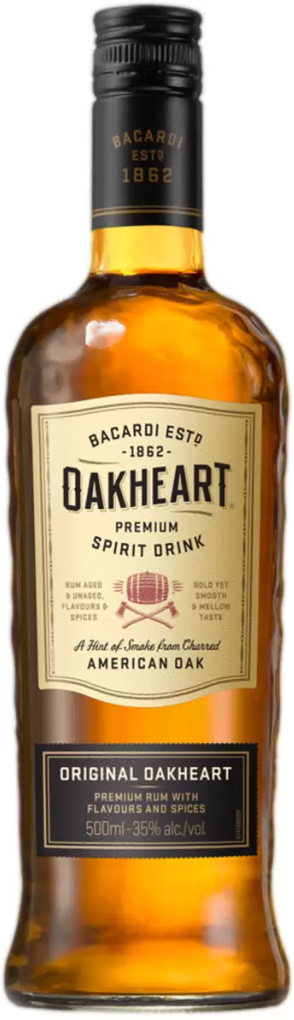 Bacardi OakHeart Original 0 5 1660 Bacardi OakHeart Original 0 5 1660
