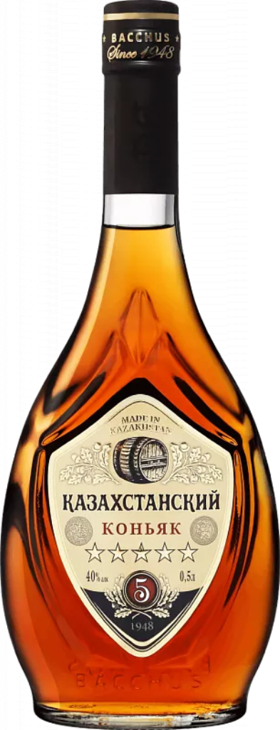 Бренди Казахстанский коньяк, 5-летний, 0.5 л. купить бренди в Москве ...