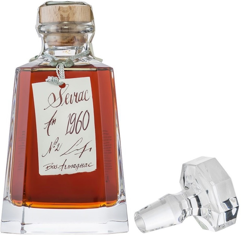 Арманьяк Baron G. Legrand, Millesime 1960, Carafe Seviac, Bas-Armagnac .