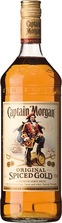 Ром Captain Morgan, Original Spiced Gold, 1.0 л. купить ром в Москве ...