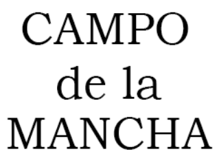 Campo de la Mancha (   )