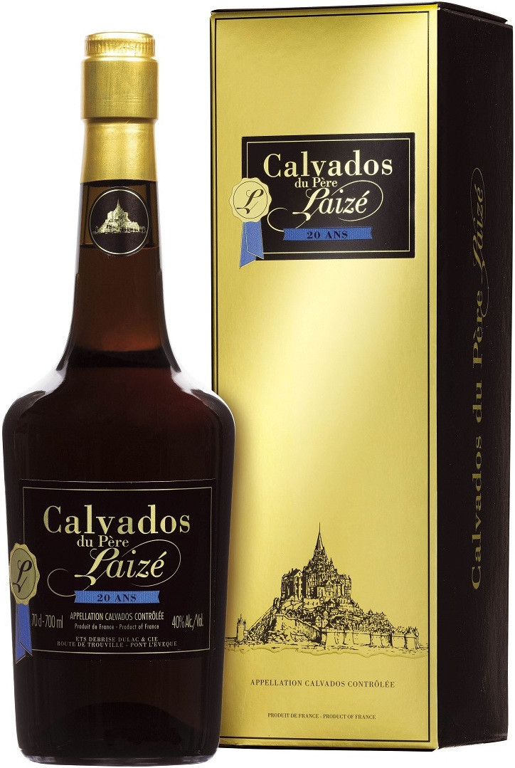Кальвадос Calvados du Pere Laize, 20 Ans, in gift box, 0.7 л. купить ...