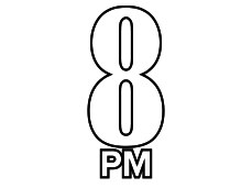 8 PM (8 )