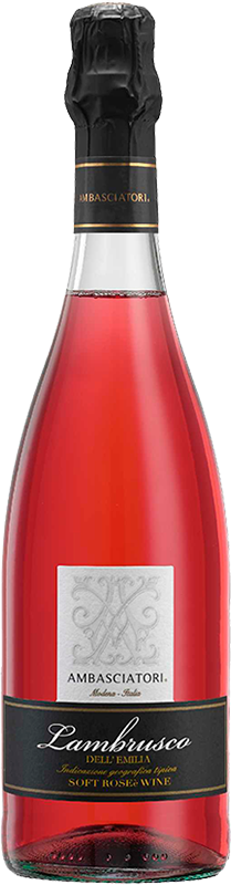 Игристое вино Ambasciatori, Lambrusco, Rosato купить Амбашатори ...
