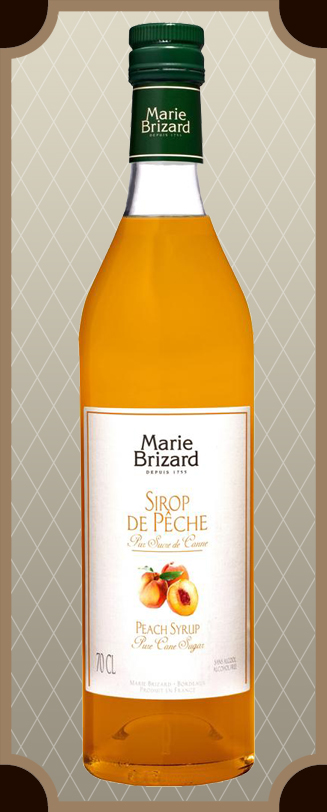 Безалкогольные напитки Marie Brizard, Peach (Персиковый сироп) купить ...